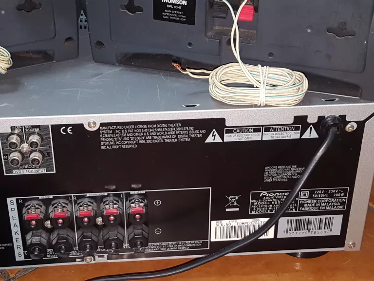 AMPLITUNER PIONEER VSX-416-S + GŁOŚNIKI