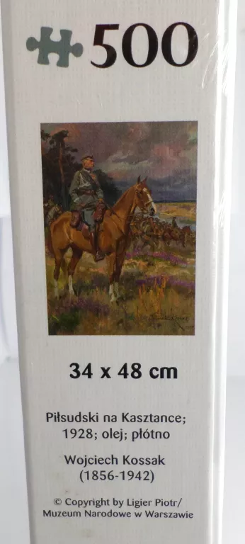 PUZZLE JÓZEF PIŁSUDSKI 500EL JAK NOWE
