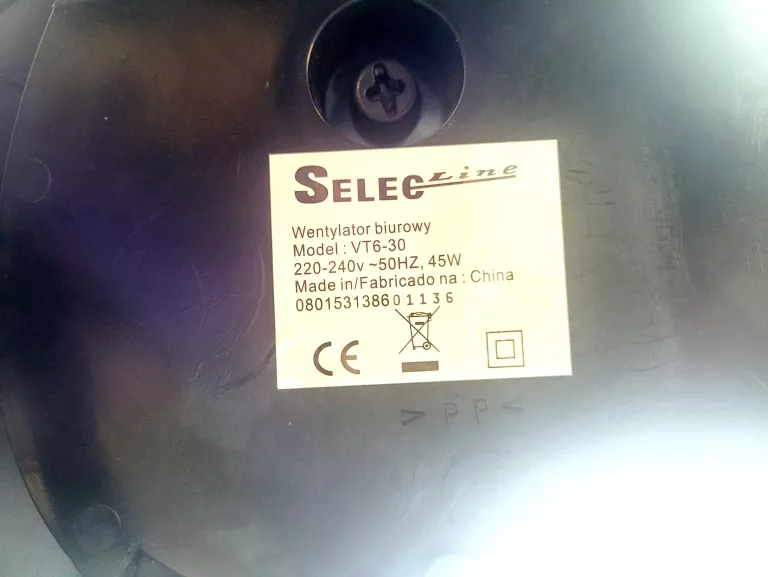 WENTYLATOR WIATRAK SELECLINE CZARNY VT6-30 45W