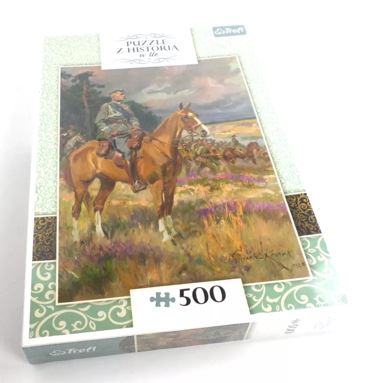 PUZZLE JÓZEF PIŁSUDSKI 500EL JAK NOWE