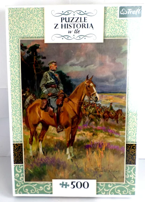 PUZZLE JÓZEF PIŁSUDSKI 500EL JAK NOWE