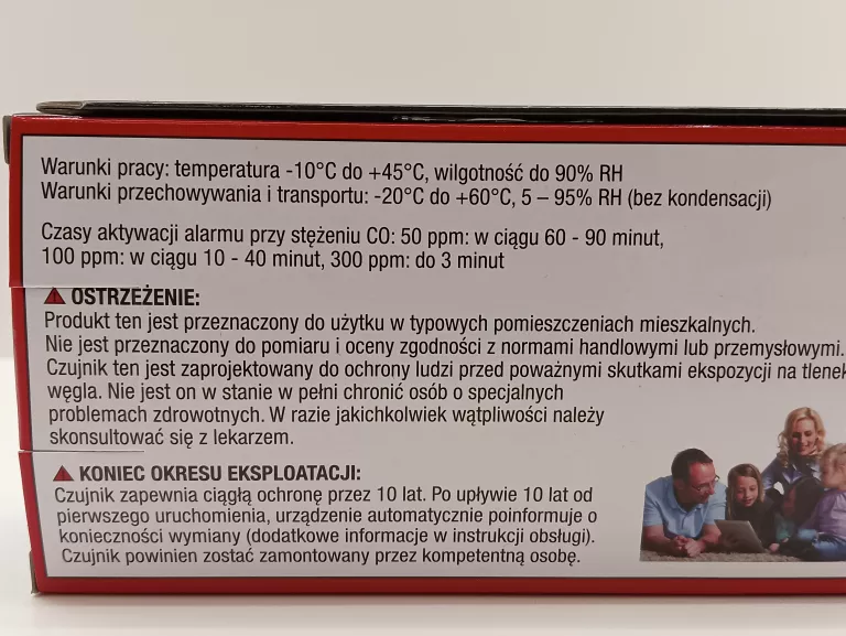GLORIA CZUJNIK TLENKU WEGLA KO2D