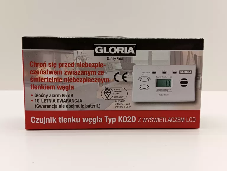 GLORIA CZUJNIK TLENKU WEGLA KO2D
