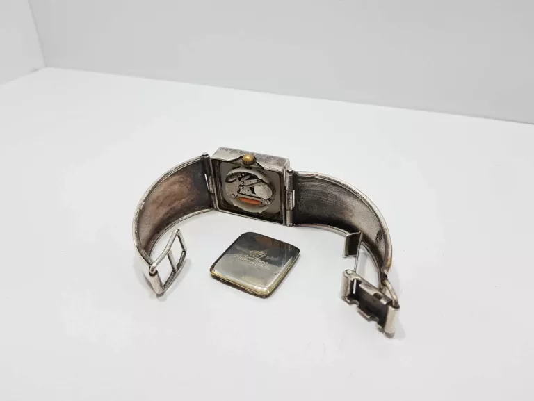 SREBRNY ZEGAREK SILVER WATCH VIOLETT