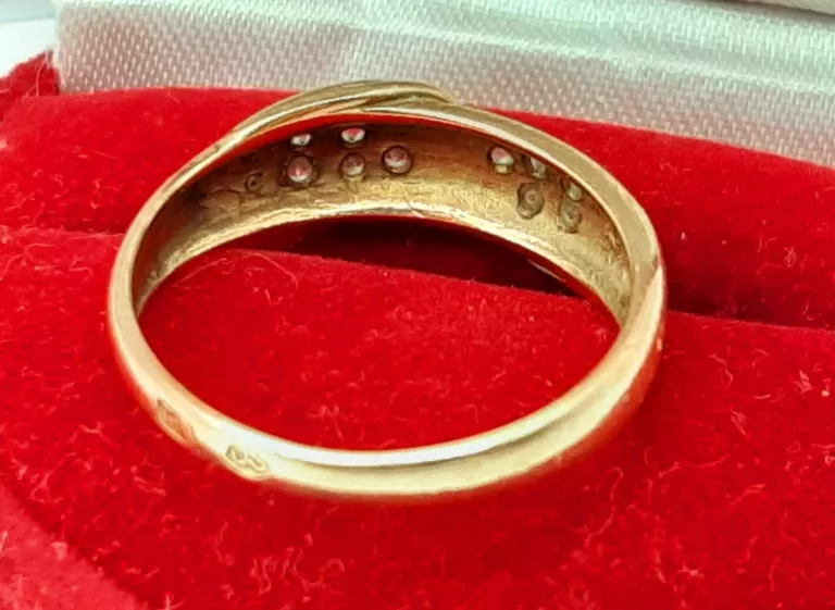 ZDOBIONY ZŁOTY PIERŚCIONEK PRÓBY 583 2,76 GRAM