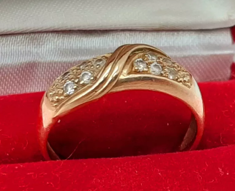 ZDOBIONY ZŁOTY PIERŚCIONEK PRÓBY 583 2,76 GRAM