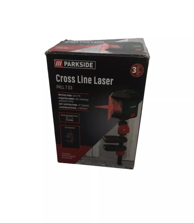 PARKSIDE LASER KRZYŻOWY PKLL 7 D3