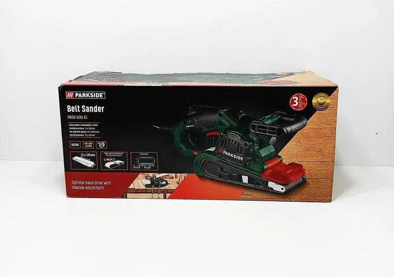 SZLIFIERKA TAŚMOWA PARKSIDE PBSD 600 A1 600W 230V