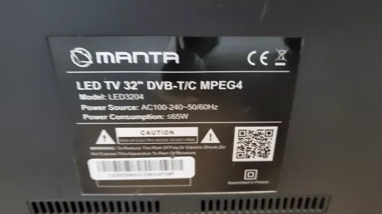 TV MANTA LED3204 + PILOT PUD