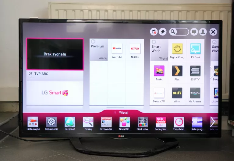 TELEWIZOR LG 42LN575S PILOT SMART STOPKA