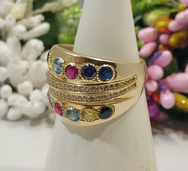 ZŁOTY DAMSKI SYGNET PR 585 R 21