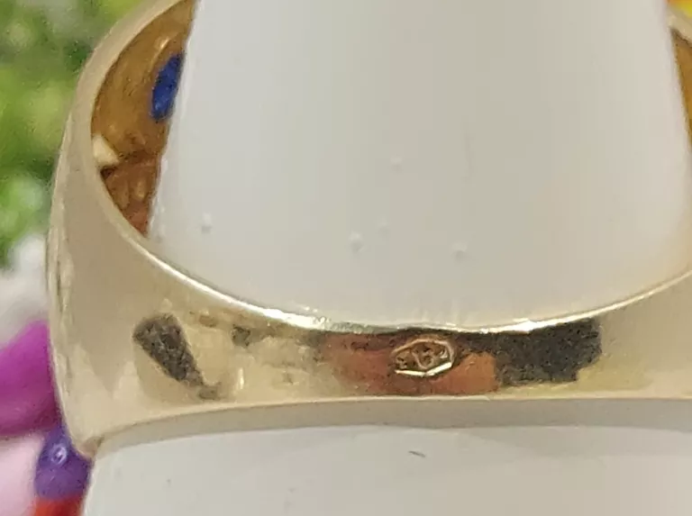 ZŁOTY DAMSKI SYGNET PR 585 R 21