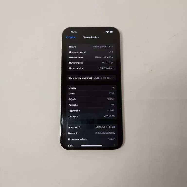 TELEFON IPHONE 13 PRO MAX/PUDEŁKO