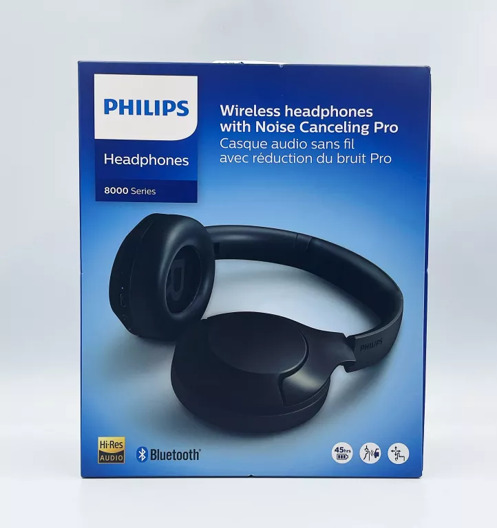 SŁUCHAWKI PHILIPS TAH8506BK KOMPLET