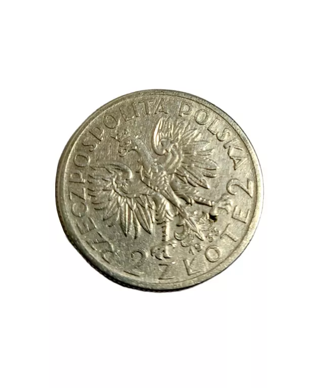 SREBRNA MONETA RZECZPOSPOLITA POLSKA 2 ZŁ 1933