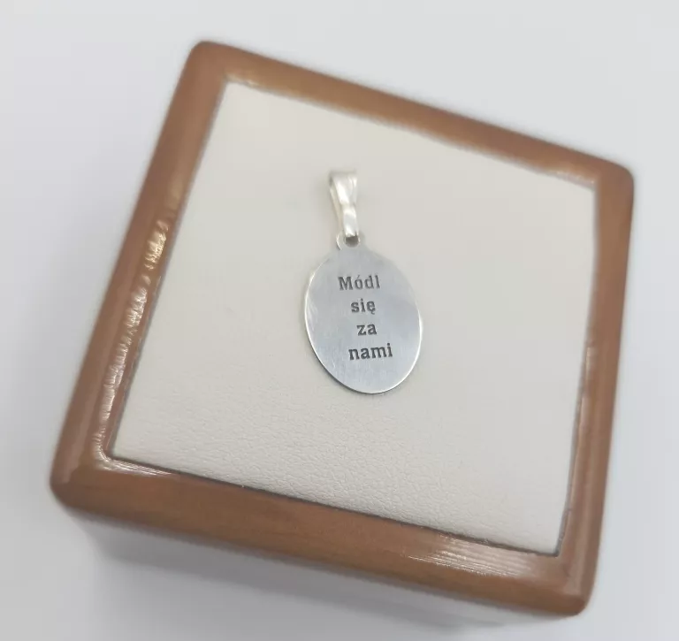 SREBRNY MEDALIK ŚW. MAKSYMILIAN KOLBE! P925! 1,30