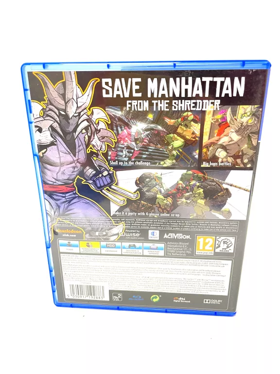 GRA PS4 TMNT TEENAGE NINJA TURTLES MUTANTS