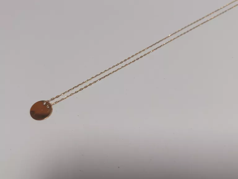 ZŁOTY ŁAŃCUSZEK 1,55 GR 585 PR 45 CM
