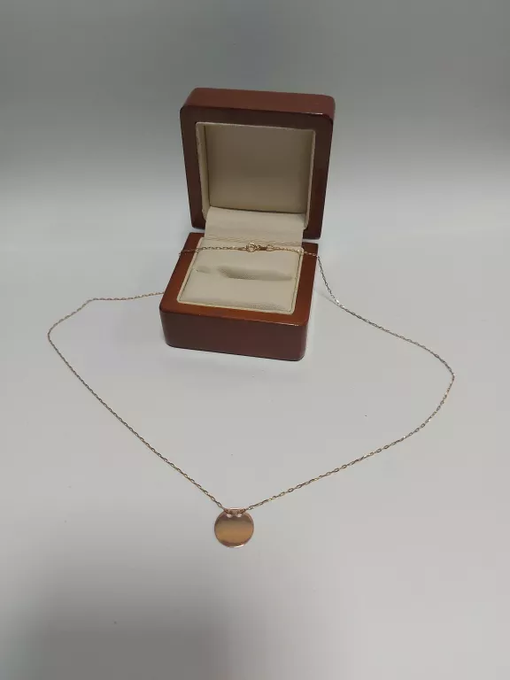ZŁOTY ŁAŃCUSZEK 1,55 GR 585 PR 45 CM