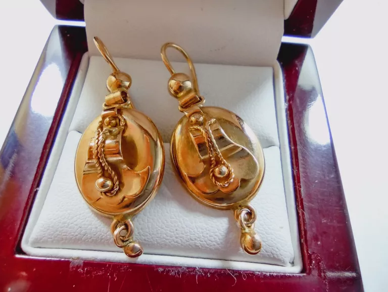 wyrob-jubilerski-uzywany-kolczyki-14k-585-samowar-stan-uzywany