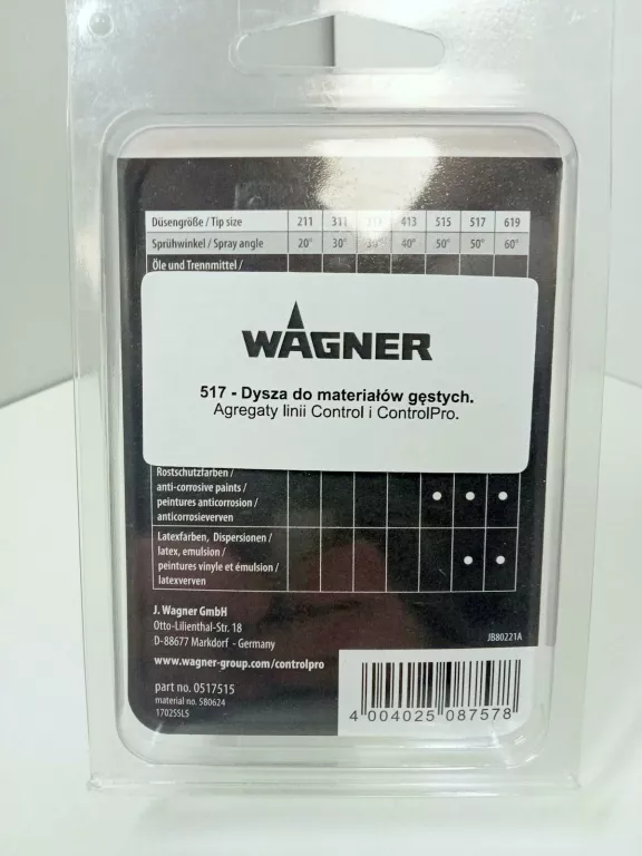 DYSZA HEA CONTROL PRO WAGNER - 515