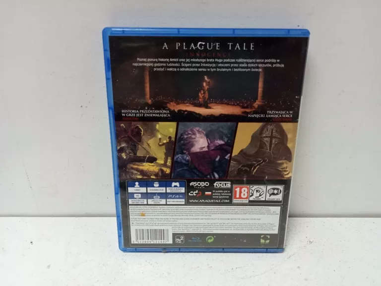 GRA PS4 A PLAGUE TALE INNOCENCE