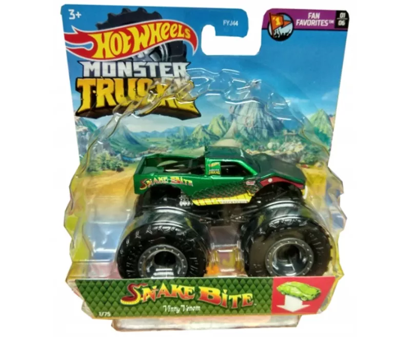 HOT WHEELS MONSTER TRUCKS SNAKE BITE