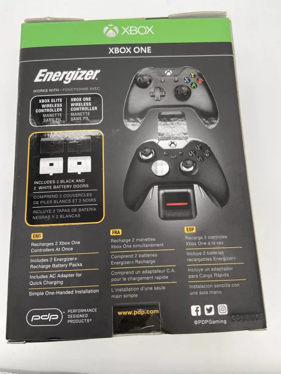 PODWÓJNA STACJA ŁADUJĄCA PDP ENERGIZER DO XBOX ON