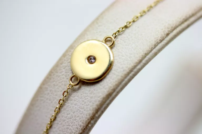 nowa-zlota-bransoletka-kolko-585-090g-19cm-stan-nowy