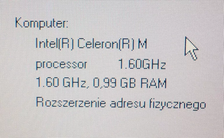 LAPTOP SONY PCG-7D1M CELERON/1GB/XP