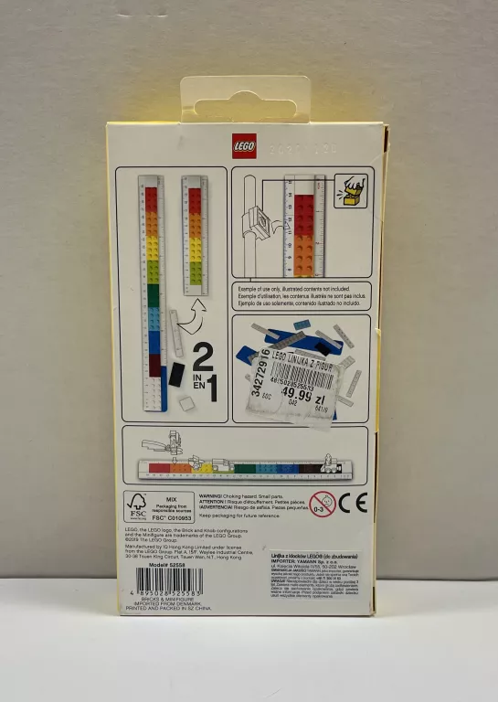 LINIJKA LEGO 52558