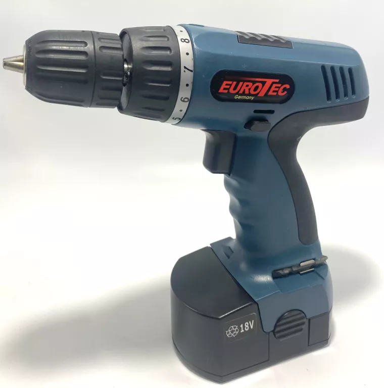 WKRĘTARKA EUROTEC CD222 18V 2X AKU ŁAD. WALIZKA