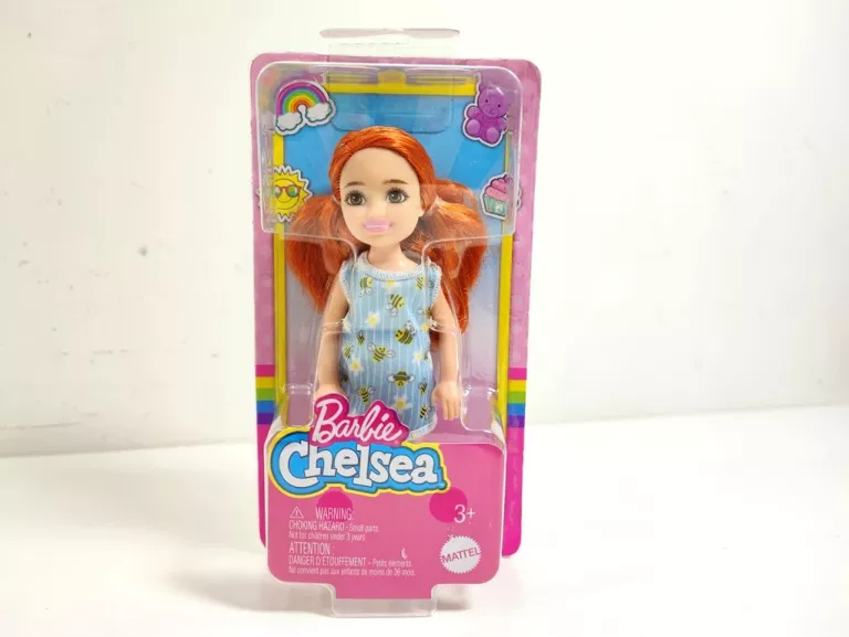 LALKA BARBIE CHELSEA RUDE WŁOSY