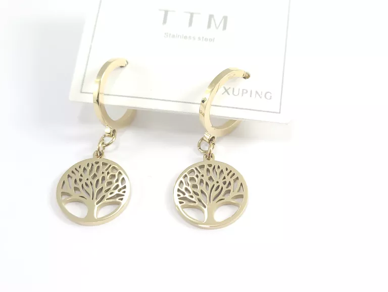 kolczyki-stal-pozlacana-kolka-z-drzewkiem-wiszace-ean-gtin-5904917848272