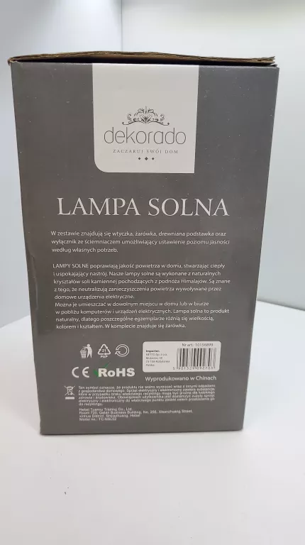 LAMPA SOLNA DEKORADO