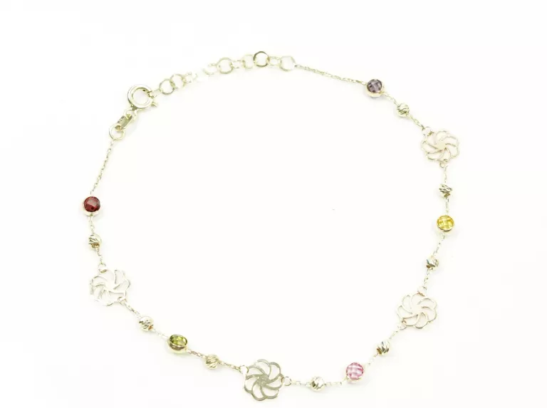 nowa-zlota-bransoletka-333-kwiatuszki-zielone-cyrkonie-armii-krajowej-12-pyskowice