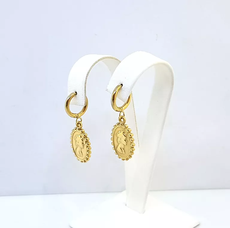 kolczyki-stal-pozlacana-kolka-wiszaca-kamea-stan-11323-2