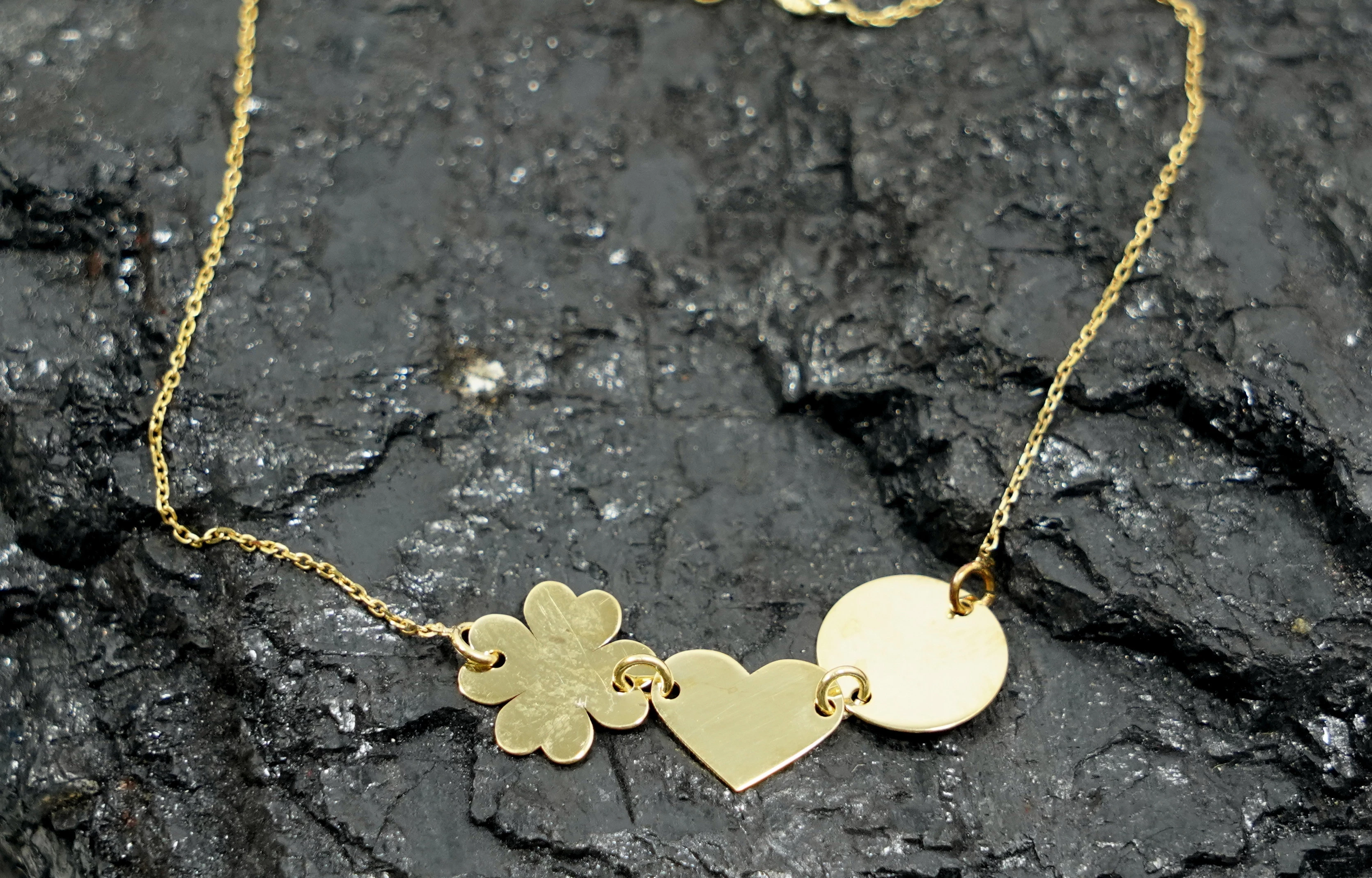 nowa-zlota-bransoletka-585-serce-koniczynka-kolko-rodzaj-2205-16