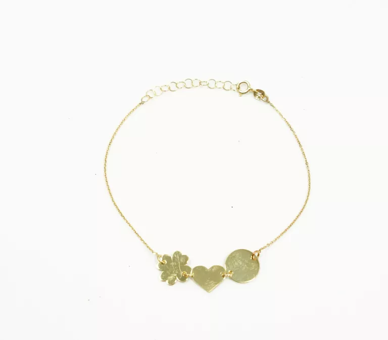 nowa-zlota-bransoletka-585-serce-koniczynka-kolko-stan-11323-1