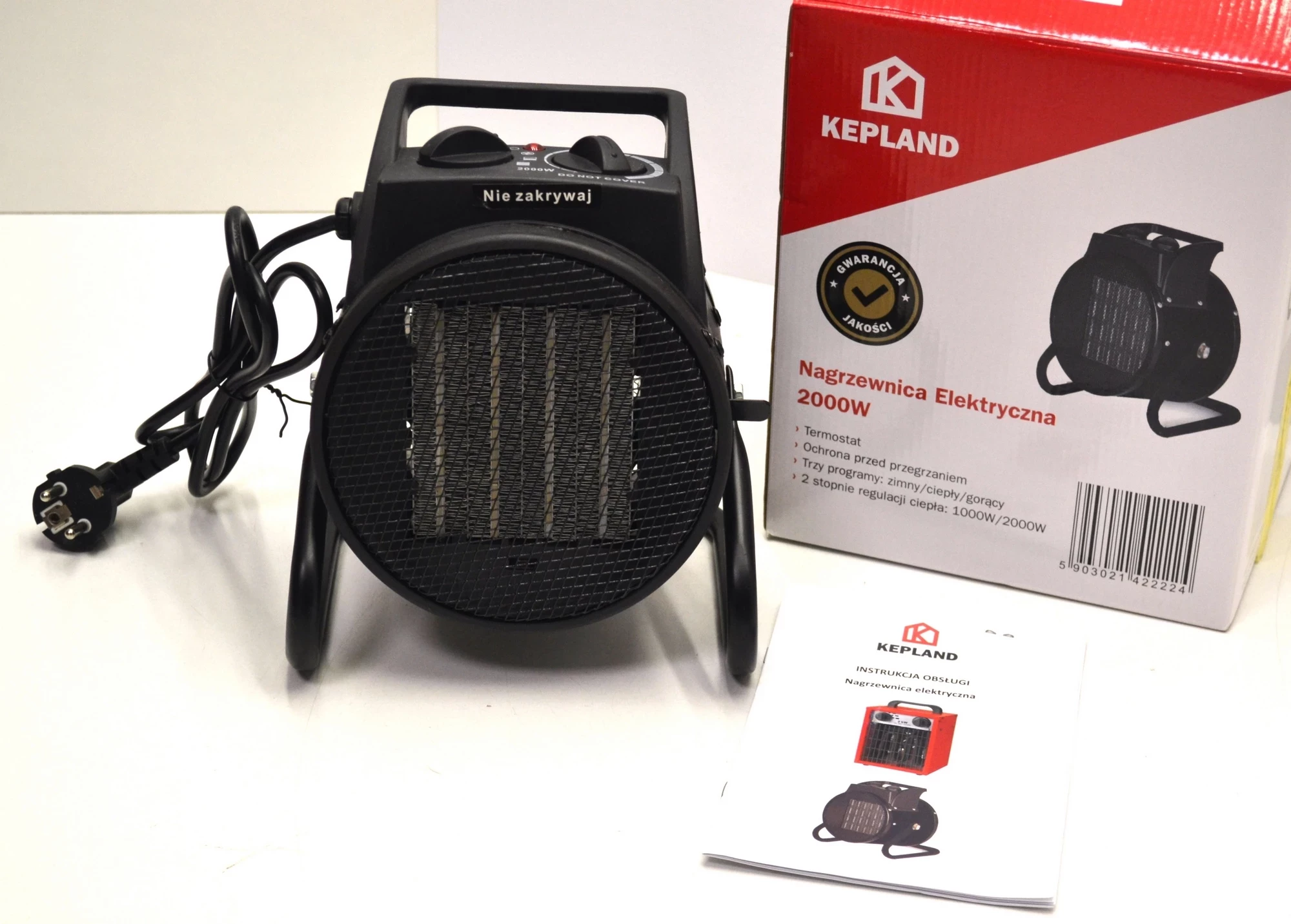 nagrzewnica-elektryczna-kepland-2kw-gwarancja-stan-uzywany
