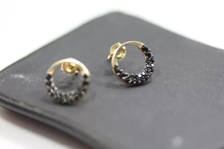 zlote-kolczyki-585-kola-czarne-cyrkonie-128g-marka-inna-marka