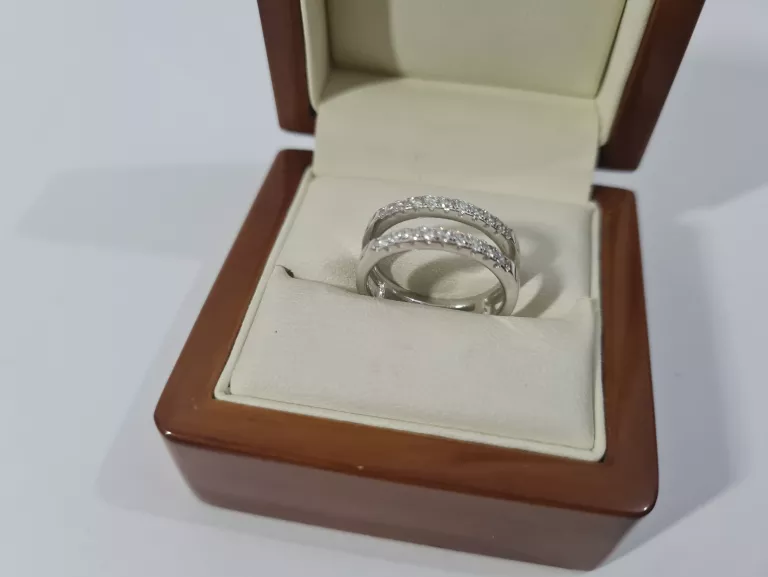SREBRNY PIERŚCIONEK 925 4,06G R.16