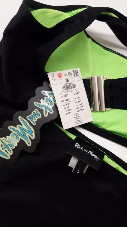 STRÓJ KĄPIELOWY DWUCZĘŚCIOWY RICK AND MORTY S/M
