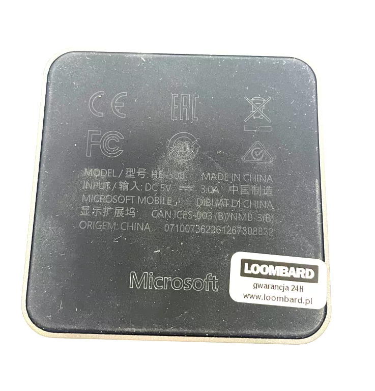 STACJA DOKUJĄCA MICROSOFT DISPLAY DOCK HD-500