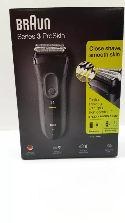 BRAUN SERIES 3 PRO SKIN GOLARKA ELEKTRYCZNA  3000