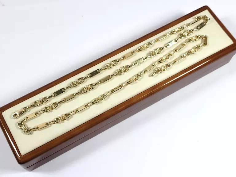 MASYWNY ZŁOTY ŁAŃCUSZEK 30,78G 585