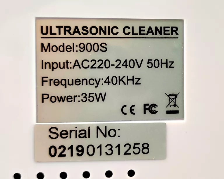 MYJKA ULTRADŹWIĘKOWA SONIX JP-900S