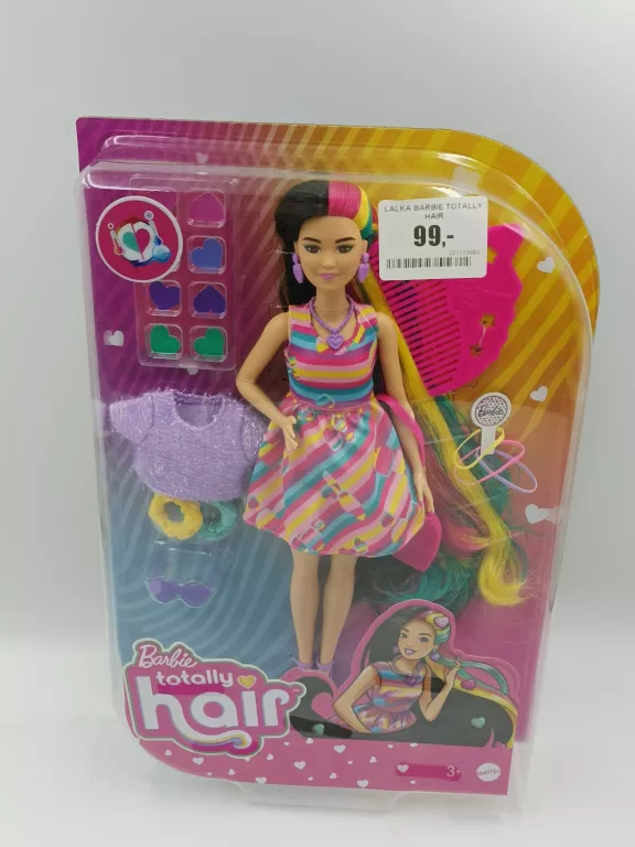 LALKA BARBIE TOTALLY HAIR