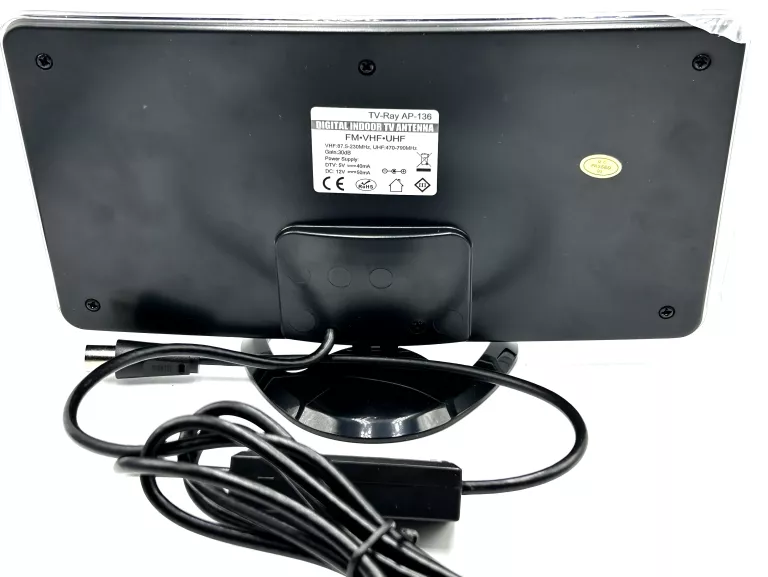 ANTENA DVB-T2 TV-RAY AP-136 + KABEL ANTENOWY 10M