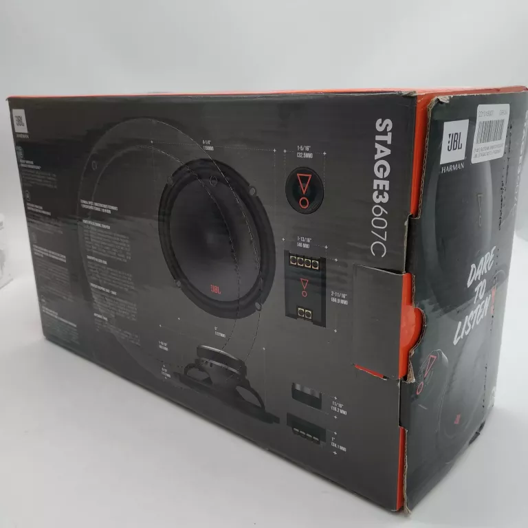 GŁOŚNIKI SAMOCHODOWE JBL STAGE3 607C